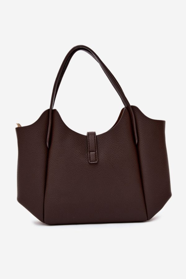 Brown Everyday Handbag in Casual Handbags, Shoulder Bags with Width, Bottom Width and Height