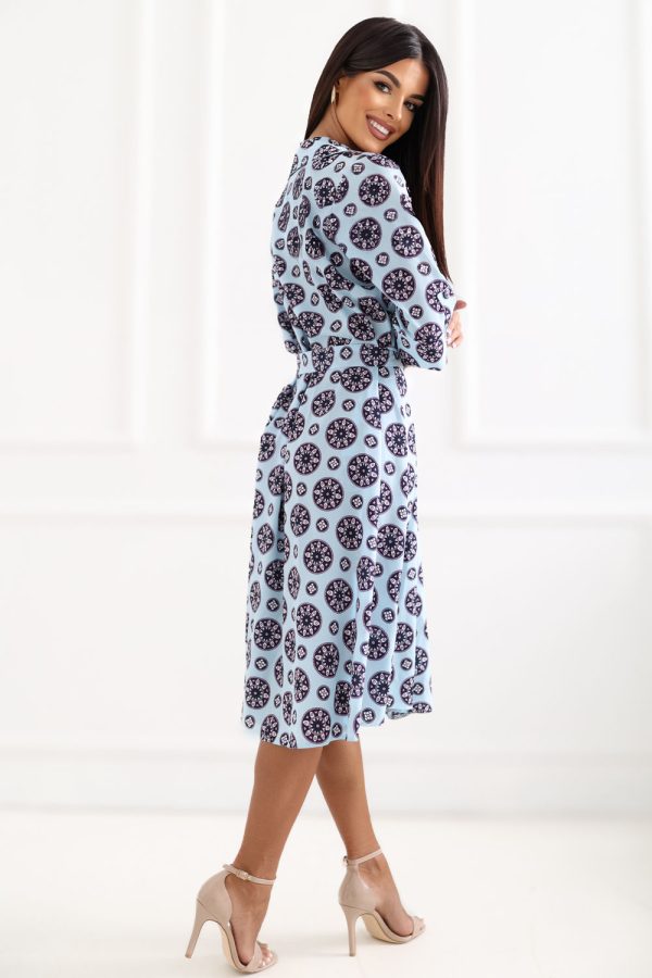 Blue Daydress in Day Dresses with Cotton and Polyester