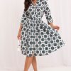 White Daydress in Day Dresses with Cotton and Polyester