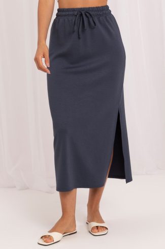 Grey Skirt in Skirts with Spandex and Viscose