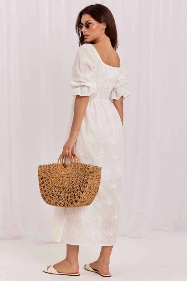 Beige Daydress in Day Dresses with Cotton