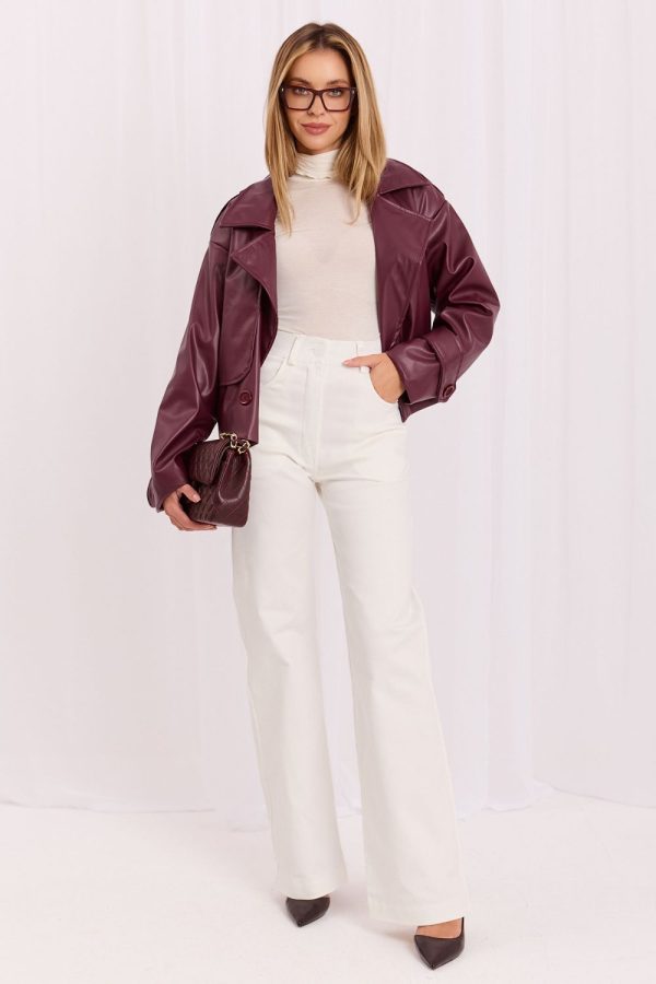 White Jeans in Pants, Trousers, Shorts with Cotton