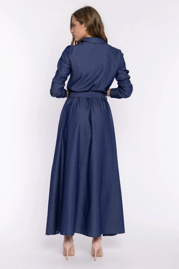 Blue Daydress in Day Dresses with Cotton