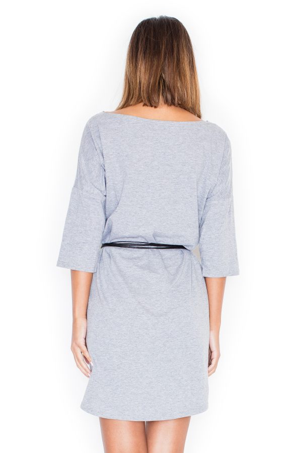 Grey Daydress in Day Dresses with Cotton and Polyester
