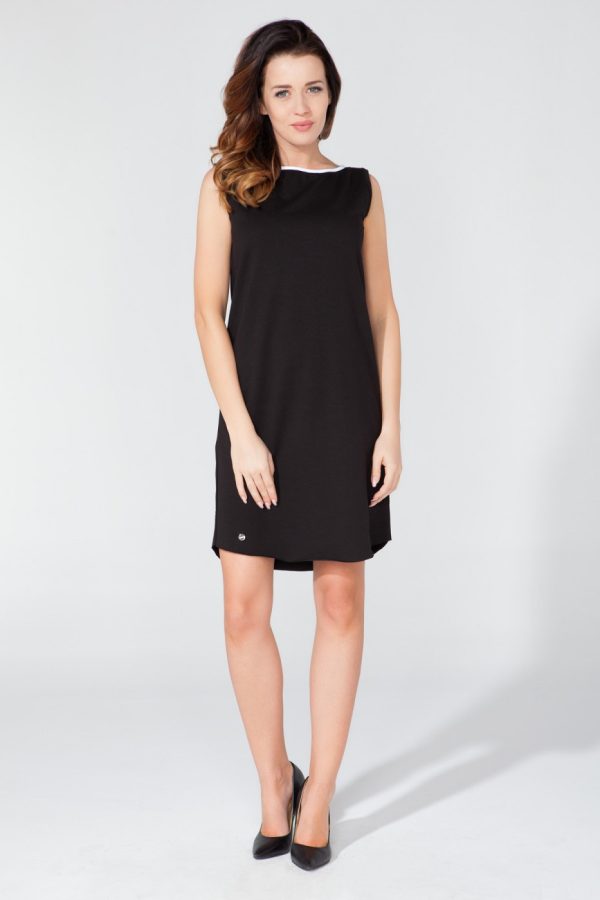 White Daydress 7 in Cotton, Spandex and Polyester