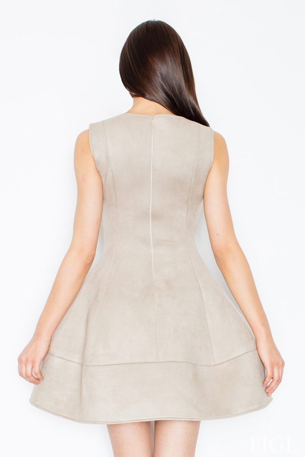 beige Daydress model 52595 Figl