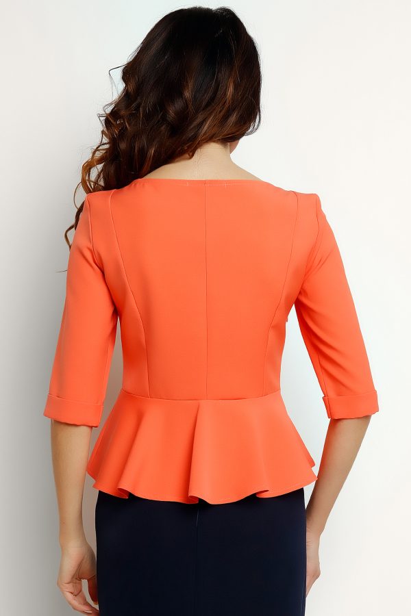 Pink Blouse in Women`s Blouses, Tunics with Spandex and Polyester