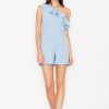 Blue Suit in Playsuits For Women with