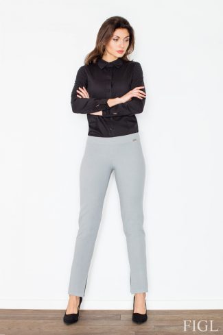 grey Women trousers model 60182 Figl
