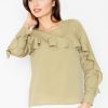 Green Blouse in Women`s Blouses, Tunics with