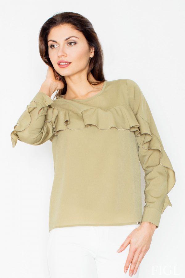 Green Blouse in Women`s Blouses, Tunics with