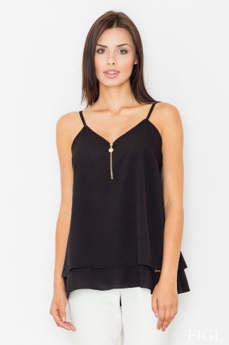 black Blouse model 60705 Figl