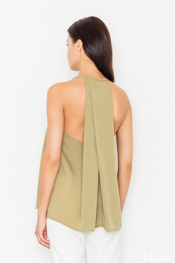 green Blouse model 60707 Figl