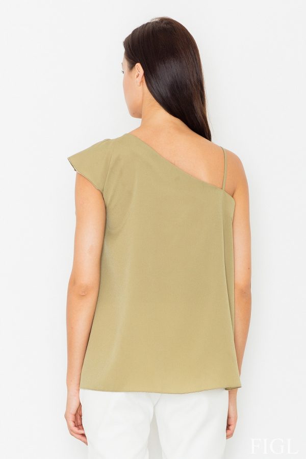 green Blouse model 60711 Figl