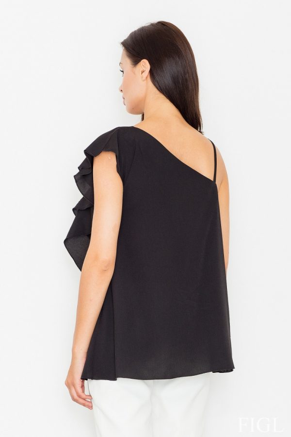 black Blouse model 60713 Figl