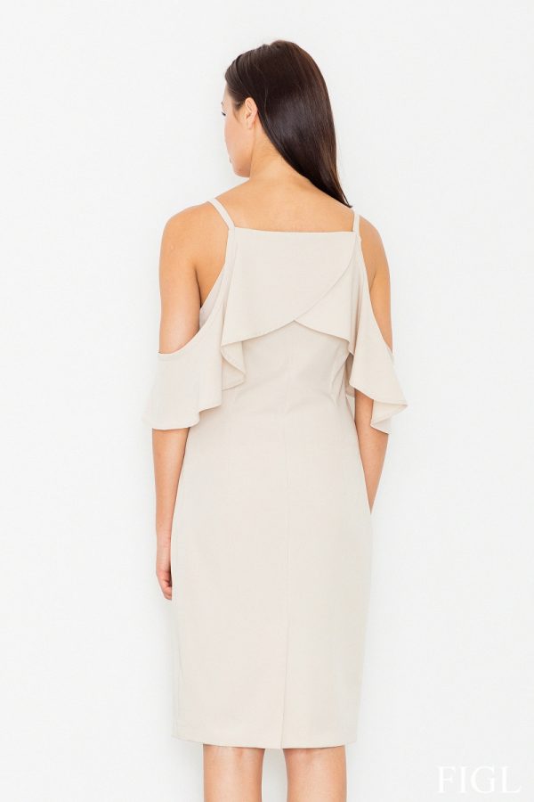 beige Daydress model 60717 Figl