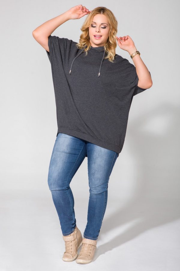 Grey Blouse in Women`s Blouses, Tunics with