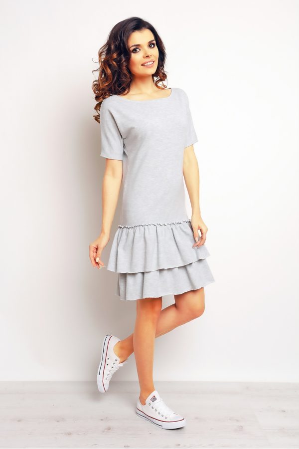 Grey Daydress in Day Dresses with