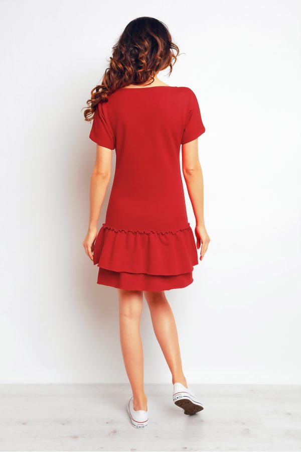 Red Daydress in Day Dresses with