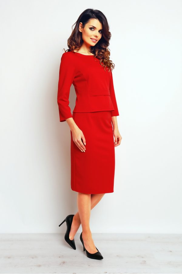 red Skirt model 61242 Infinite You