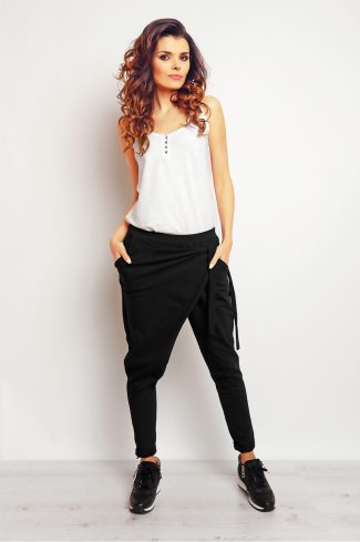 black Tracksuit trousers model 61247 Infinite You