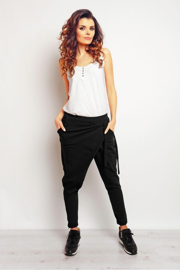 black Tracksuit trousers model 61247 Infinite You