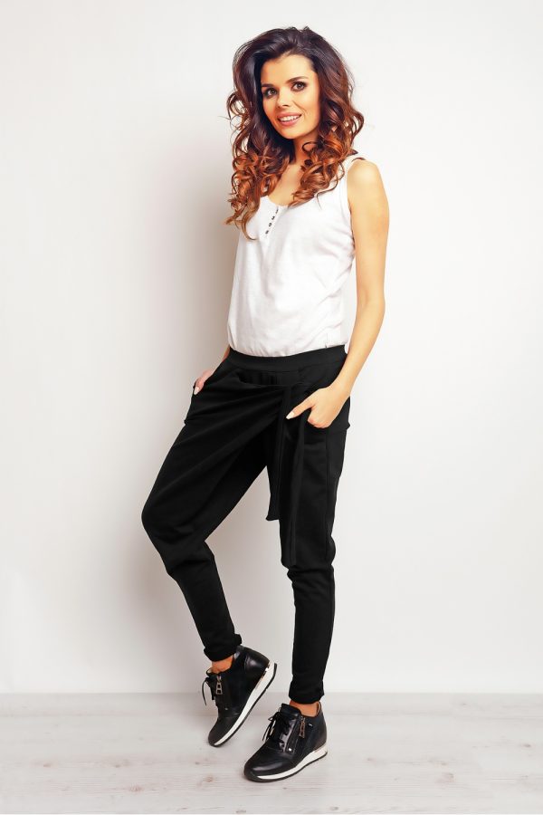 black Tracksuit trousers model 61247 Infinite You