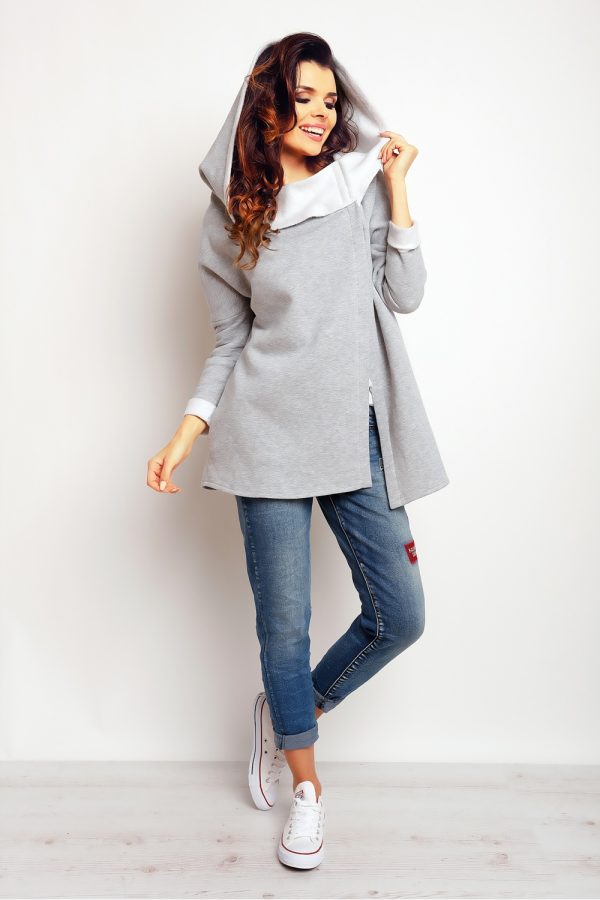 grey Sweatshirt model 61248 Infinite You