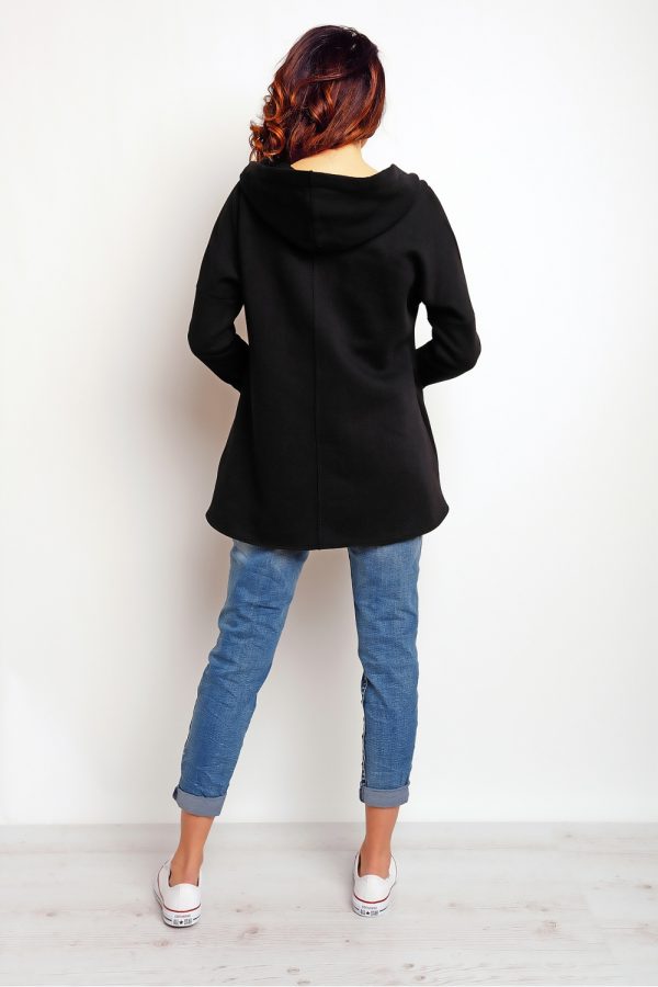 Black Sweatshirt in Sweatshirts For Women with