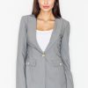 Grey Jacket in Jackets, Vests For Women with