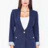 Navy Blue Jacket in Jackets, Vests For Women with