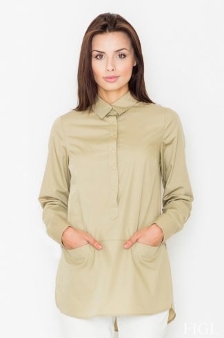 147624 green Blouse model 61513 Figl