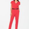 Red Suit in Playsuits For Women with