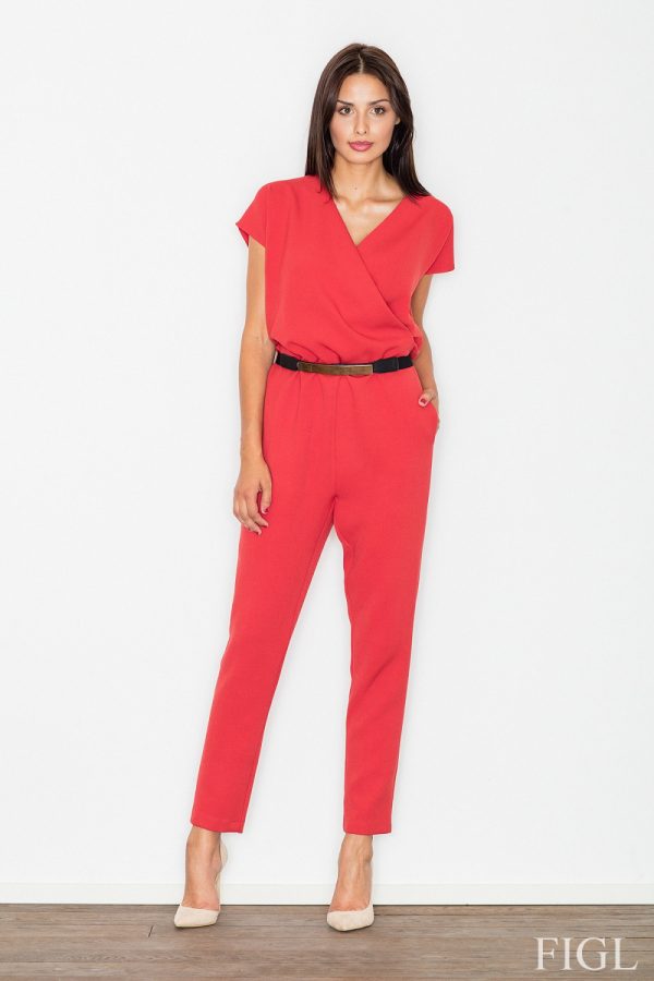 Red Suit in Playsuits For Women with