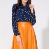 Navy Blue Blouse 5 in