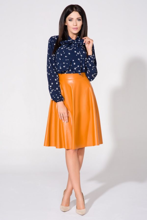Navy Blue Blouse 5 in