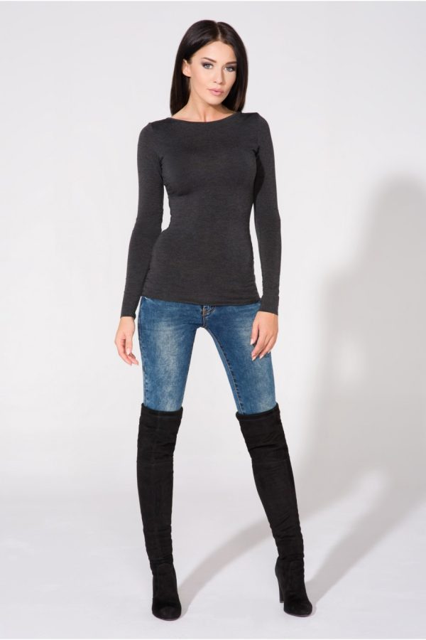 Grey Blouse in Women`s Blouses, Tunics with