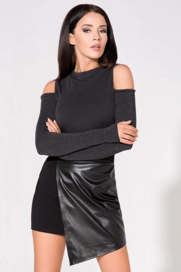 Grey Blouse in Women`s Blouses, Tunics with