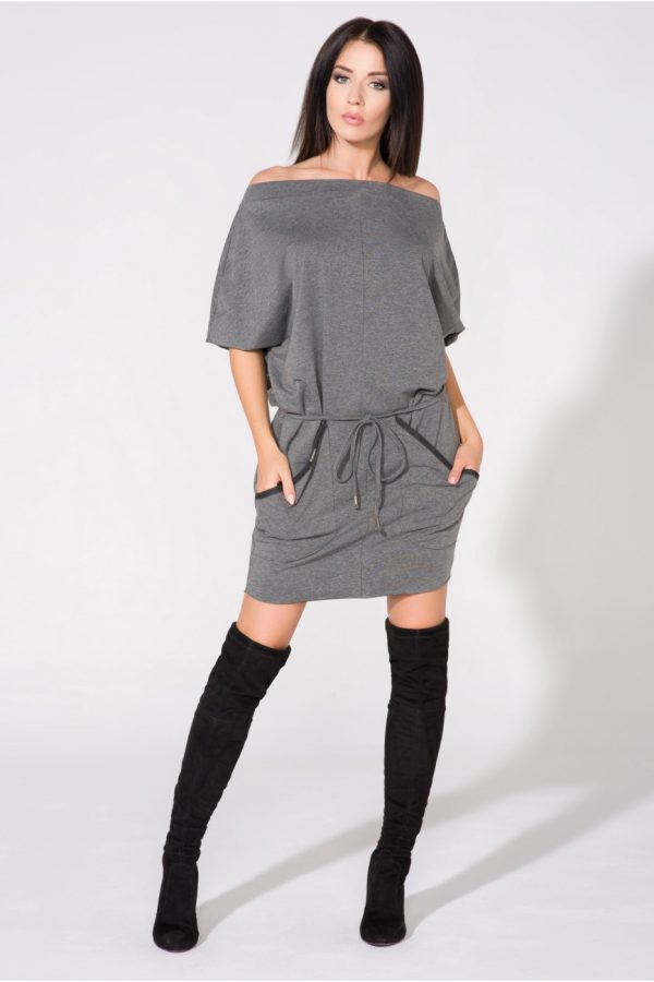Grey Daydress in Day Dresses with