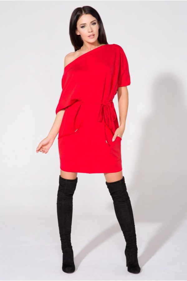 Red Daydress in Day Dresses with