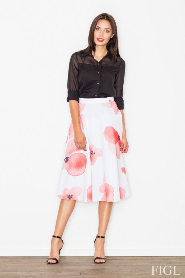 White Skirt in Skirts with