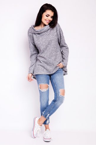 grey Sweatshirt model 76384 Infinite You