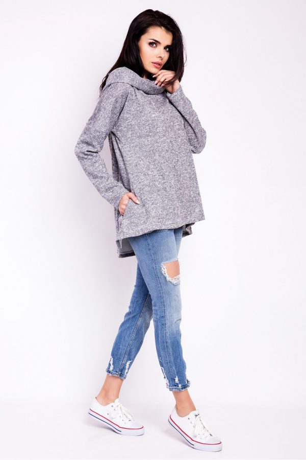 grey Sweatshirt model 76384 Infinite You