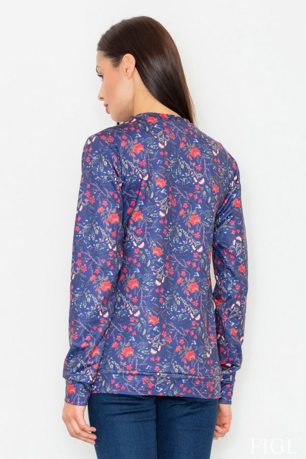 blue Sweatshirt model 77041 Figl