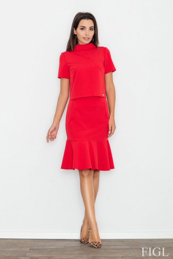red Blouse model 77049 Figl