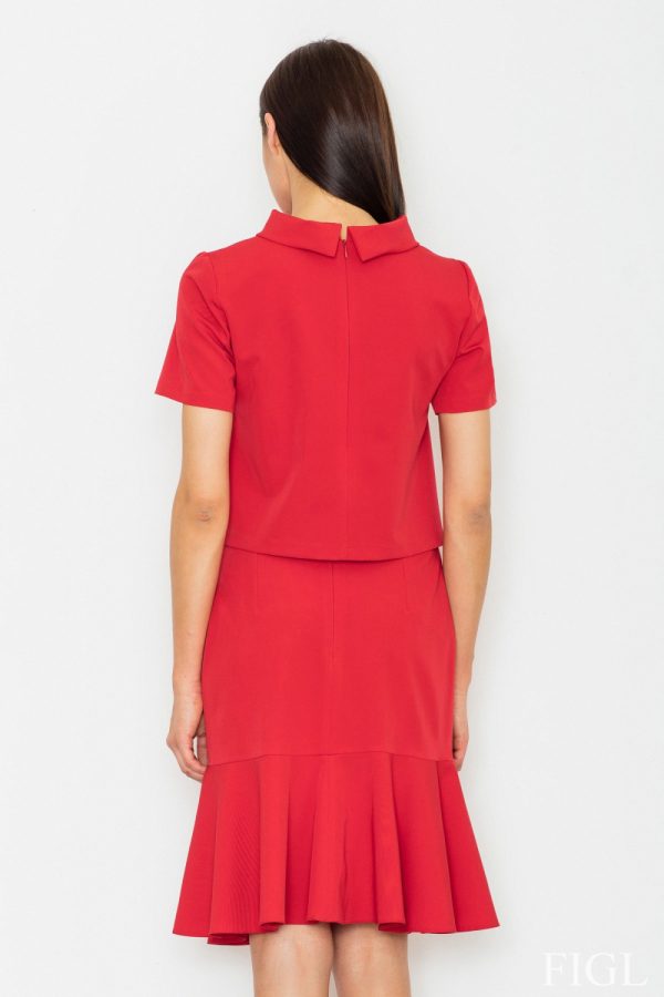 red Blouse model 77049 Figl