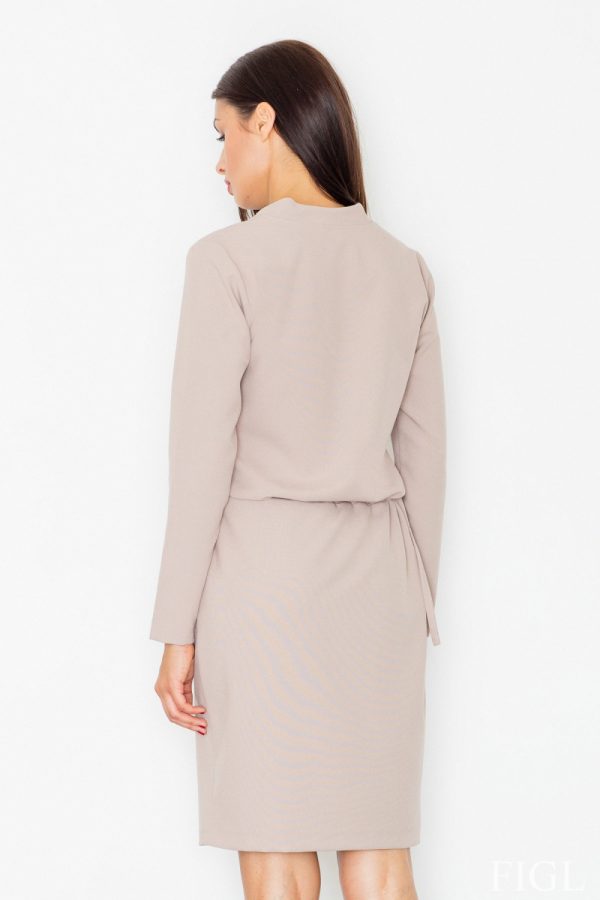 beige Daydress model 77066 Figl