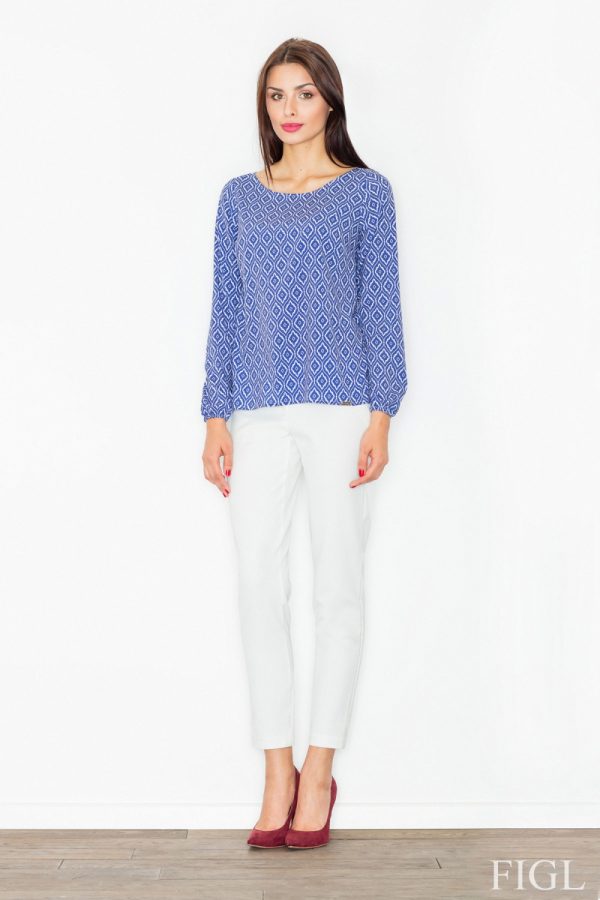 multicolor Blouse model 77077 Figl