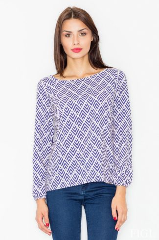 multicolor Blouse model 77078 Figl