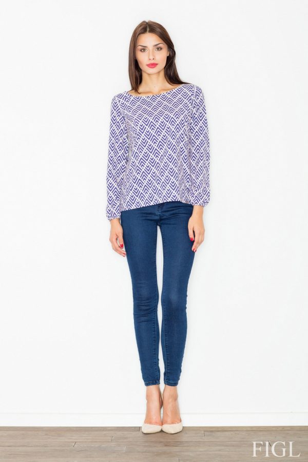 multicolor Blouse model 77078 Figl